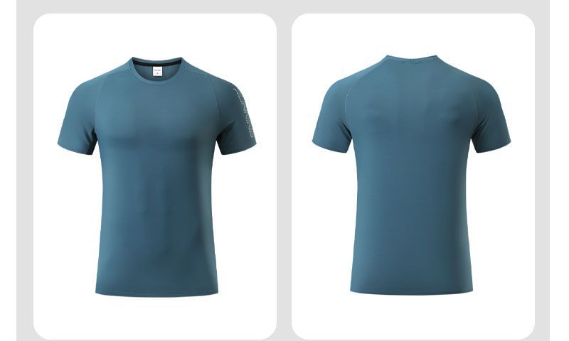 Men's Short Sleeve T-Shirt Casual Tee Gym Shirt R51113