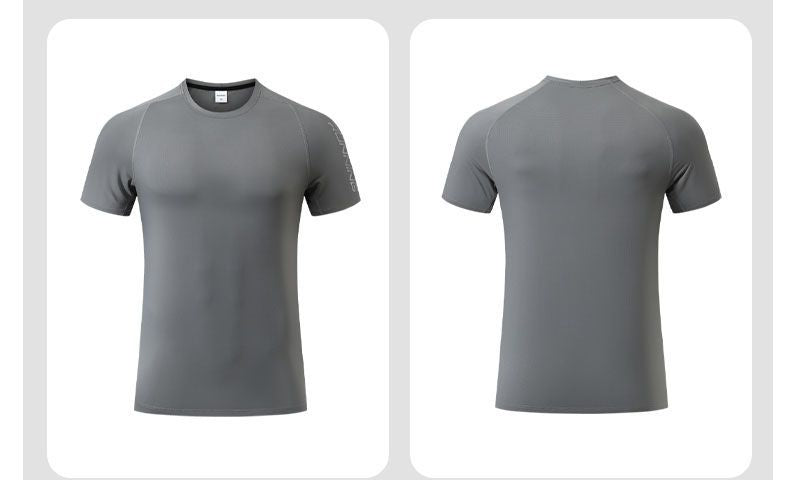 Men's Short Sleeve T-Shirt Casual Tee Gym Shirt R51113