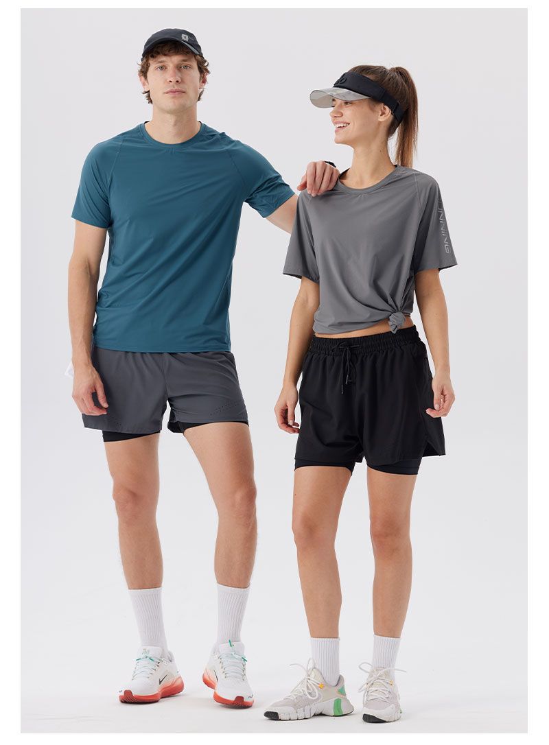 Men's Short Sleeve T-Shirt Casual Tee Gym Shirt R51113
