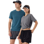 Men's Short Sleeve T-Shirt Casual Tee Gym Shirt R51113