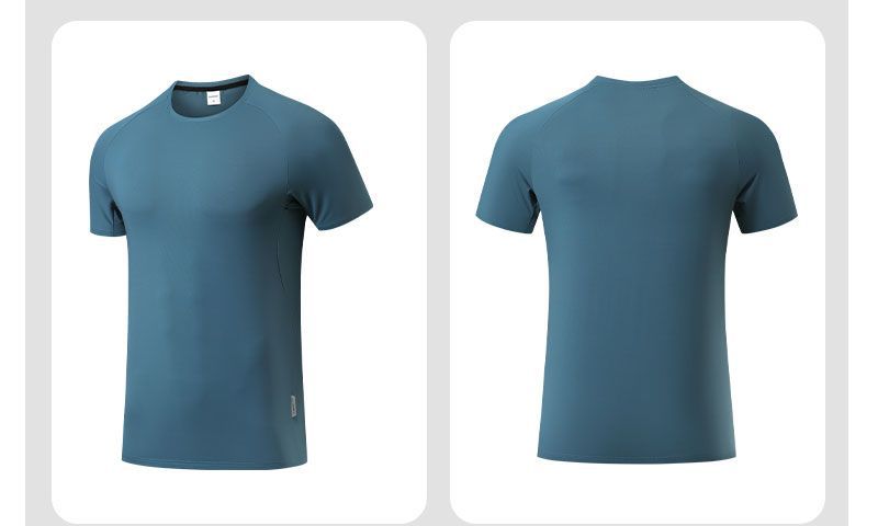 Men's Short Sleeve T-Shirt Casual Tee Gym Shirt R51119