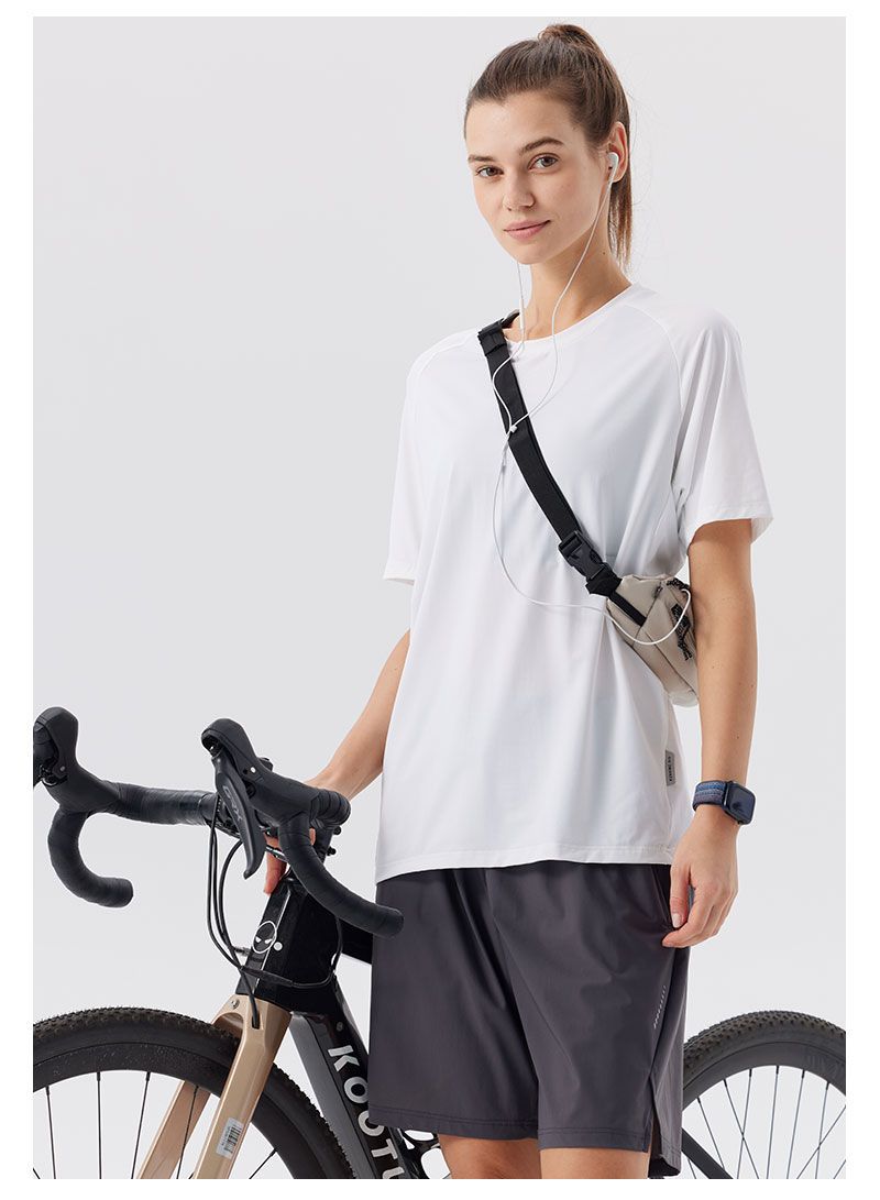 Women's Short Sleeve T-Shirt Casual Tee Gym Shirt R51119