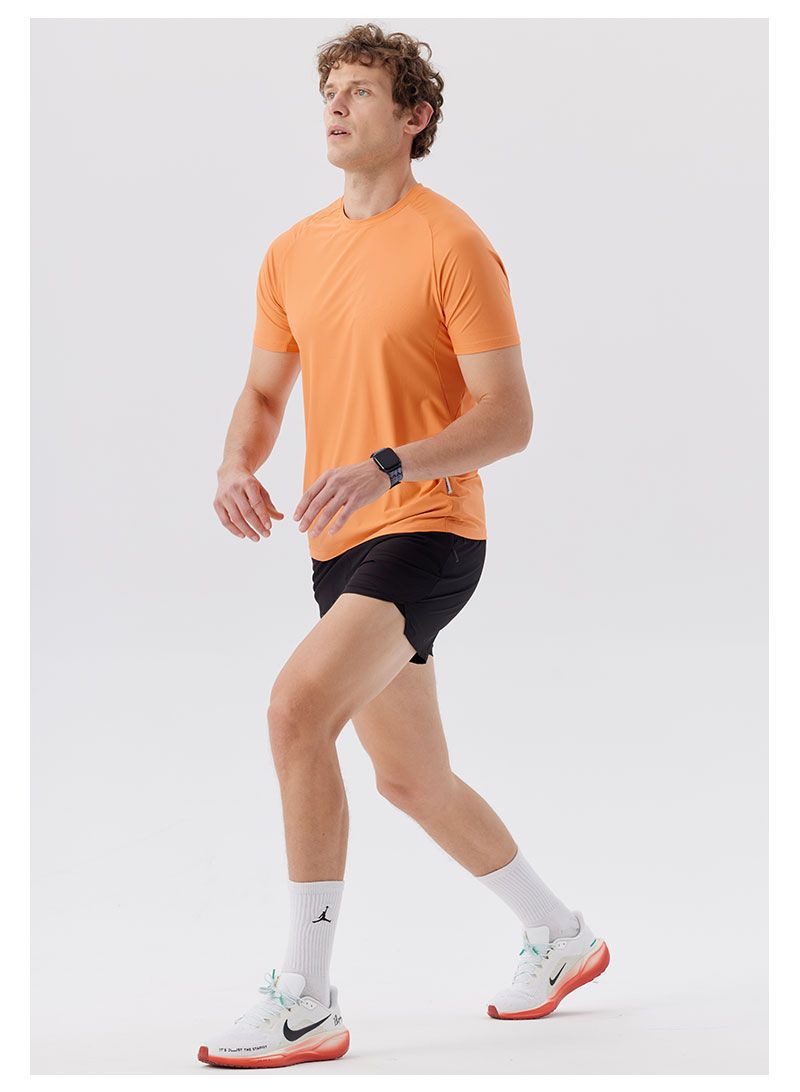 Men's Short Sleeve T-Shirt Casual Tee Gym Shirt R51119