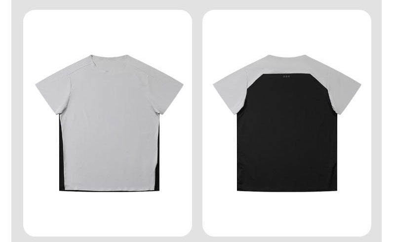 Men's Short Sleeve T-Shirt Casual Tee Gym Shirt R61124