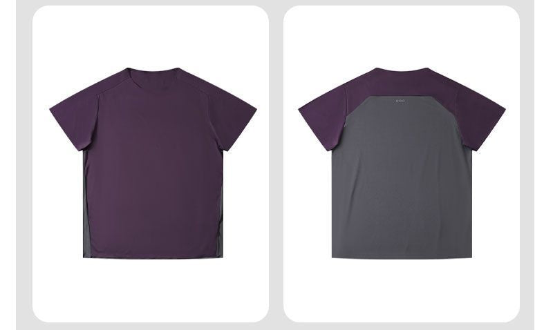 Men's Short Sleeve T-Shirt Casual Tee Gym Shirt R61124