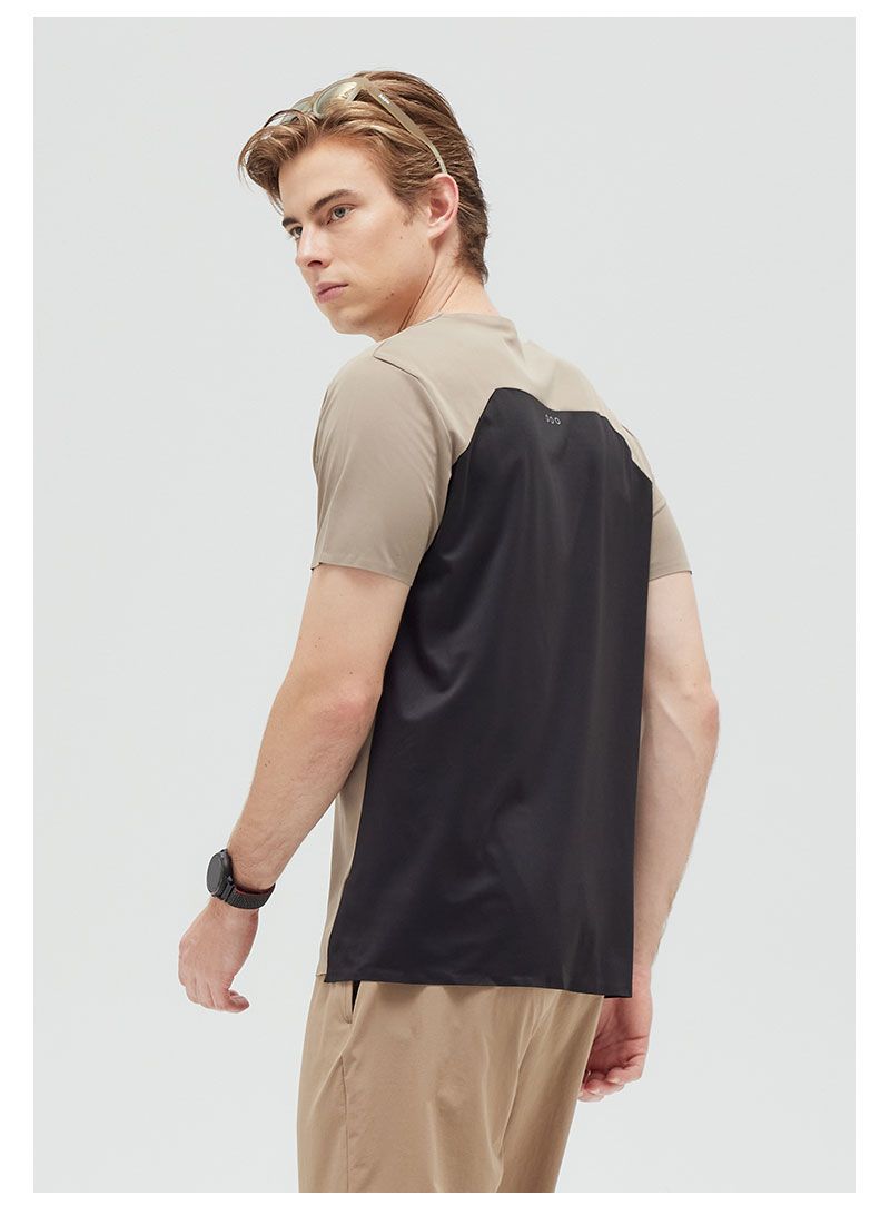 Men's Short Sleeve T-Shirt Casual Tee Gym Shirt R61124