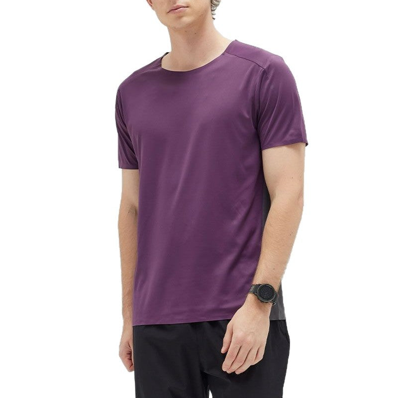 Men's Short Sleeve T-Shirt Casual Tee Gym Shirt R61124