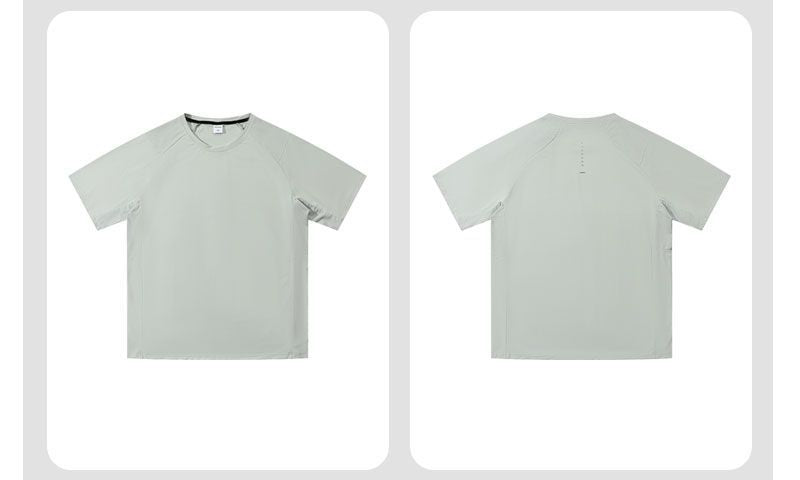 Men's Short Sleeve T-Shirt Casual Tee Gym Shirt R61125
