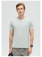 Men's Short Sleeve T-Shirt Casual Tee Gym Shirt R61125