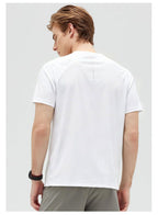 Men's Short Sleeve T-Shirt Casual Tee Gym Shirt R61125