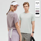 Men's Short Sleeve T-Shirt Casual Tee Gym Shirt R61125