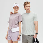 Women's Short Sleeve T-Shirt Casual Tee Gym Shirt R61125
