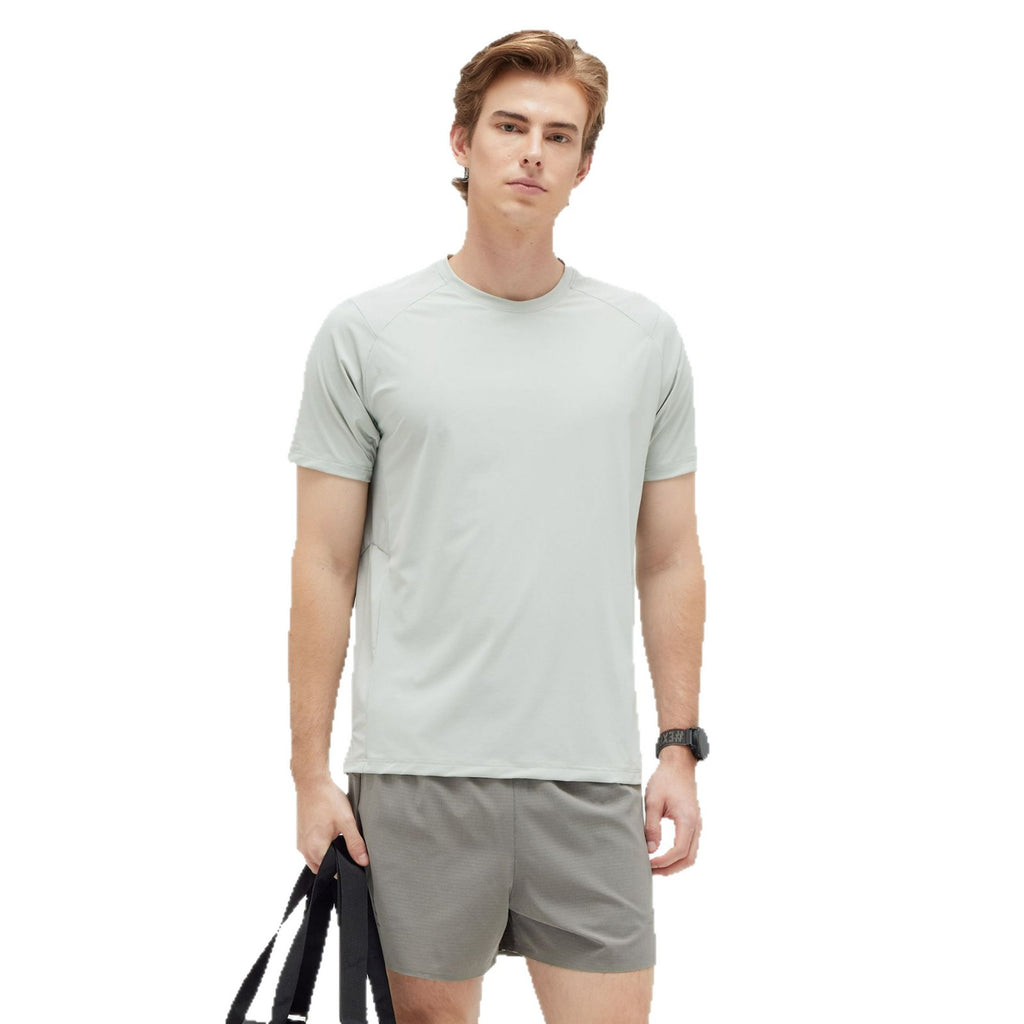 Men's Short Sleeve T-Shirt Casual Tee Gym Shirt R61125