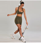 Women's Shorts Gym Running Casual Athletic S-0221