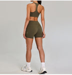 Women's Shorts Gym Running Casual Athletic S-0221