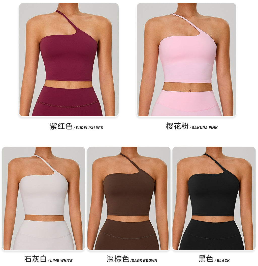 Women's Tank Top Sleeveless T-Shirt Gym Workout S-0259