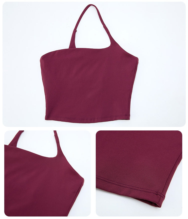 Women's Tank Top Sleeveless T-Shirt Gym Workout S-0259