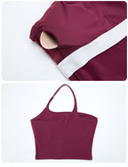 Women's Tank Top Sleeveless T-Shirt Gym Workout S-0259
