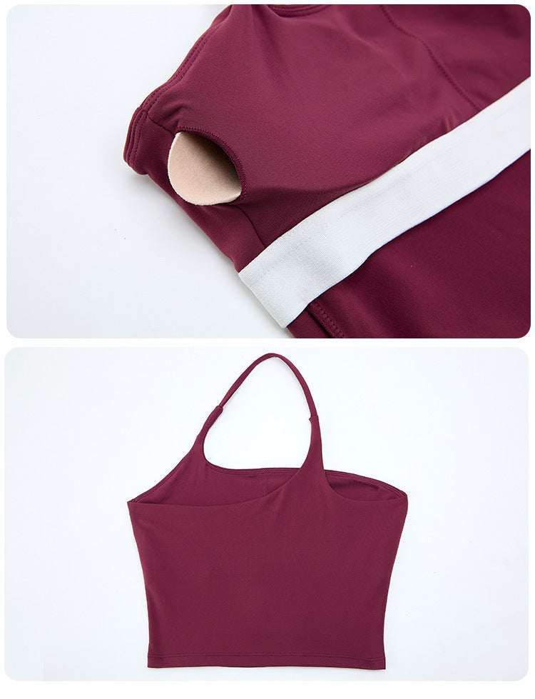 Women's Tank Top Sleeveless T-Shirt Gym Workout S-0259