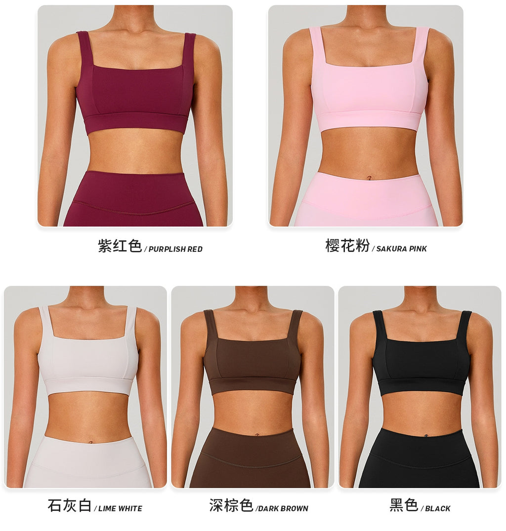 Women's Sports Bra Gym Workout Support Athletic S-0261