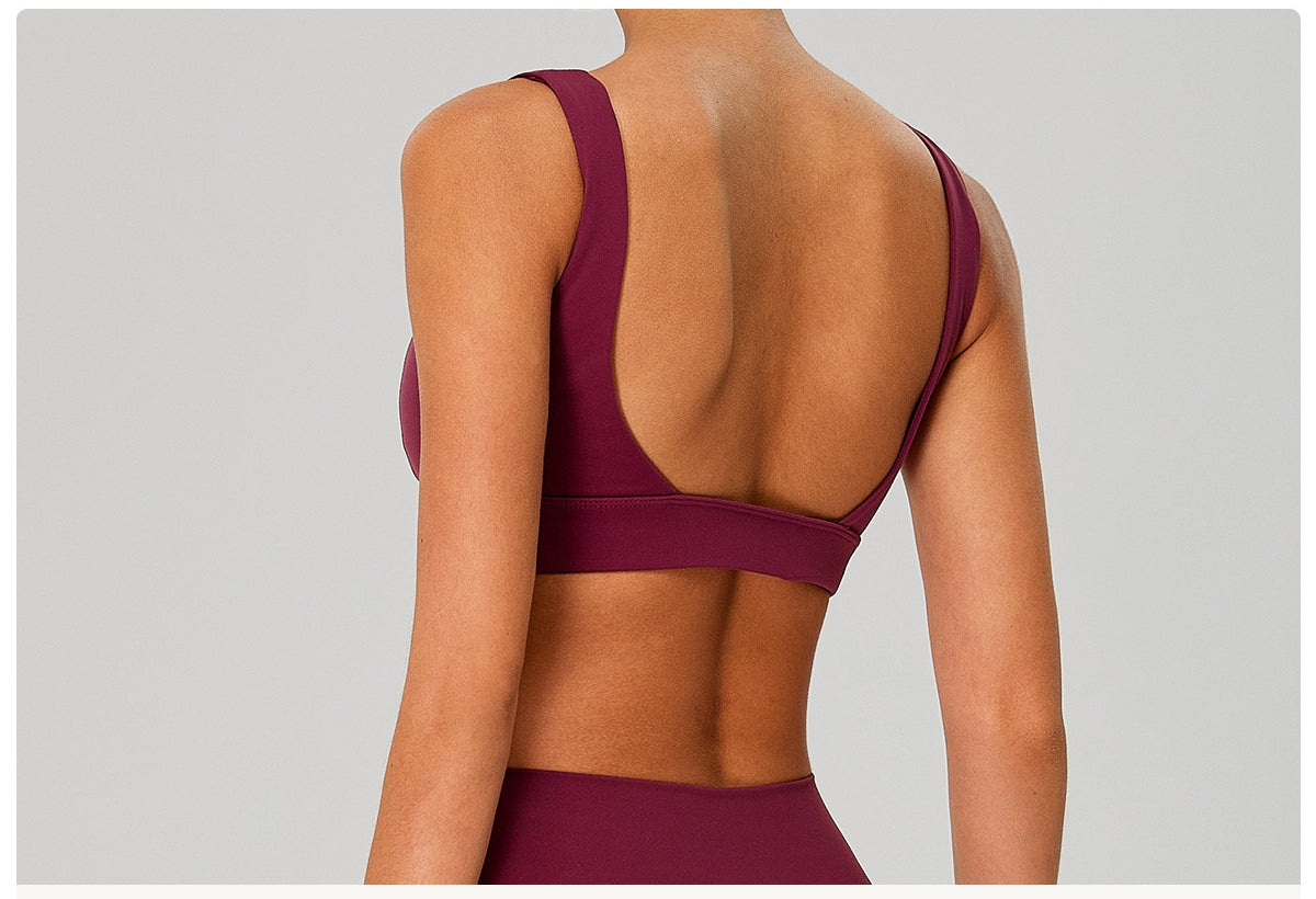 Women's Sports Bra Gym Workout Support Athletic S-0261