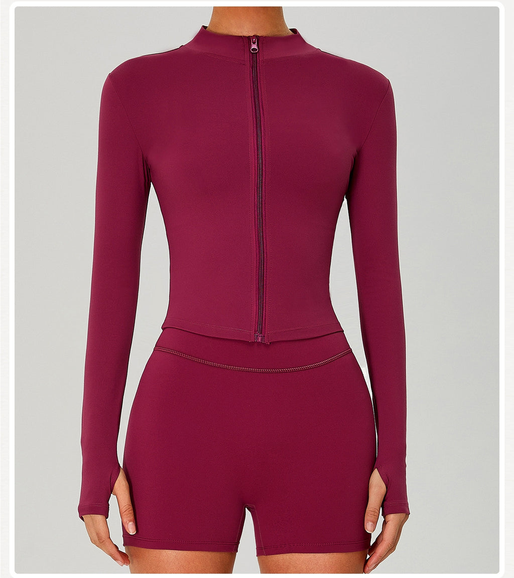 Women's Jacket Gym Sports Casual Outerwear S-0262