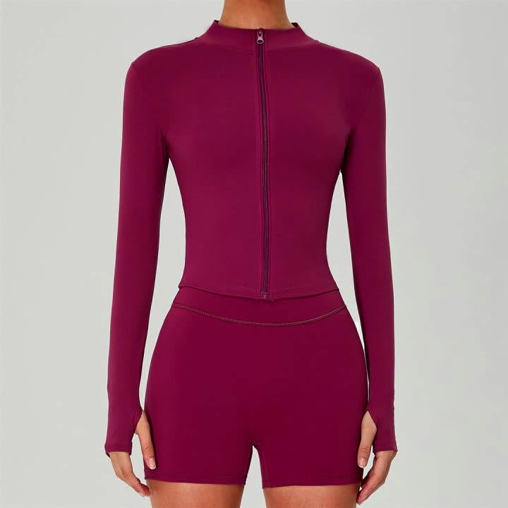 Women's Jacket Gym Sports Casual Outerwear S-0262