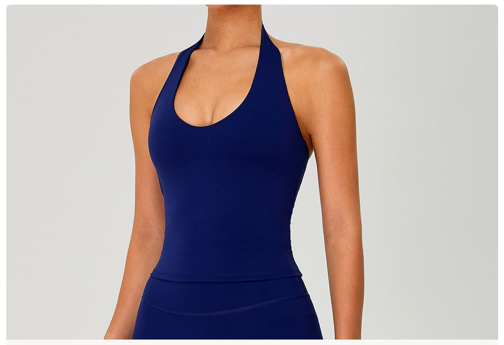 Women's Tank Top Sleeveless T-Shirt Gym Workout S-0264