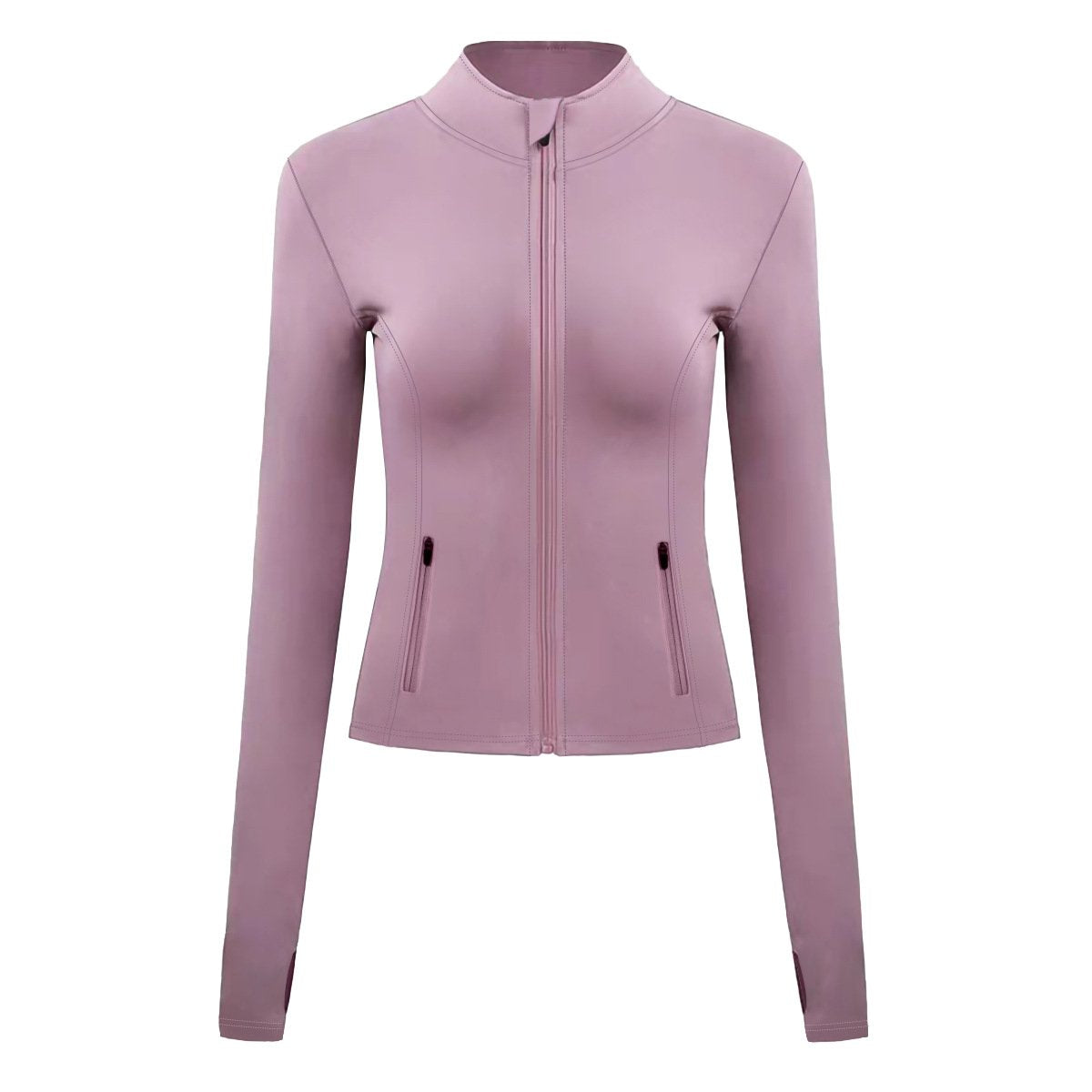 Womens Fitness Sports 75%Nyolon 25%Spandex Jacket S0010-1 print logo 15