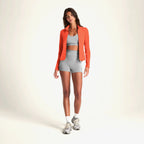Womens Fitness Sports 75%Nyolon 25%Spandex Jacket S0010-1 print logo 18