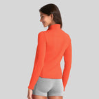 Womens Fitness Sports 75%Nyolon 25%Spandex Jacket S0010-1 print logo 2