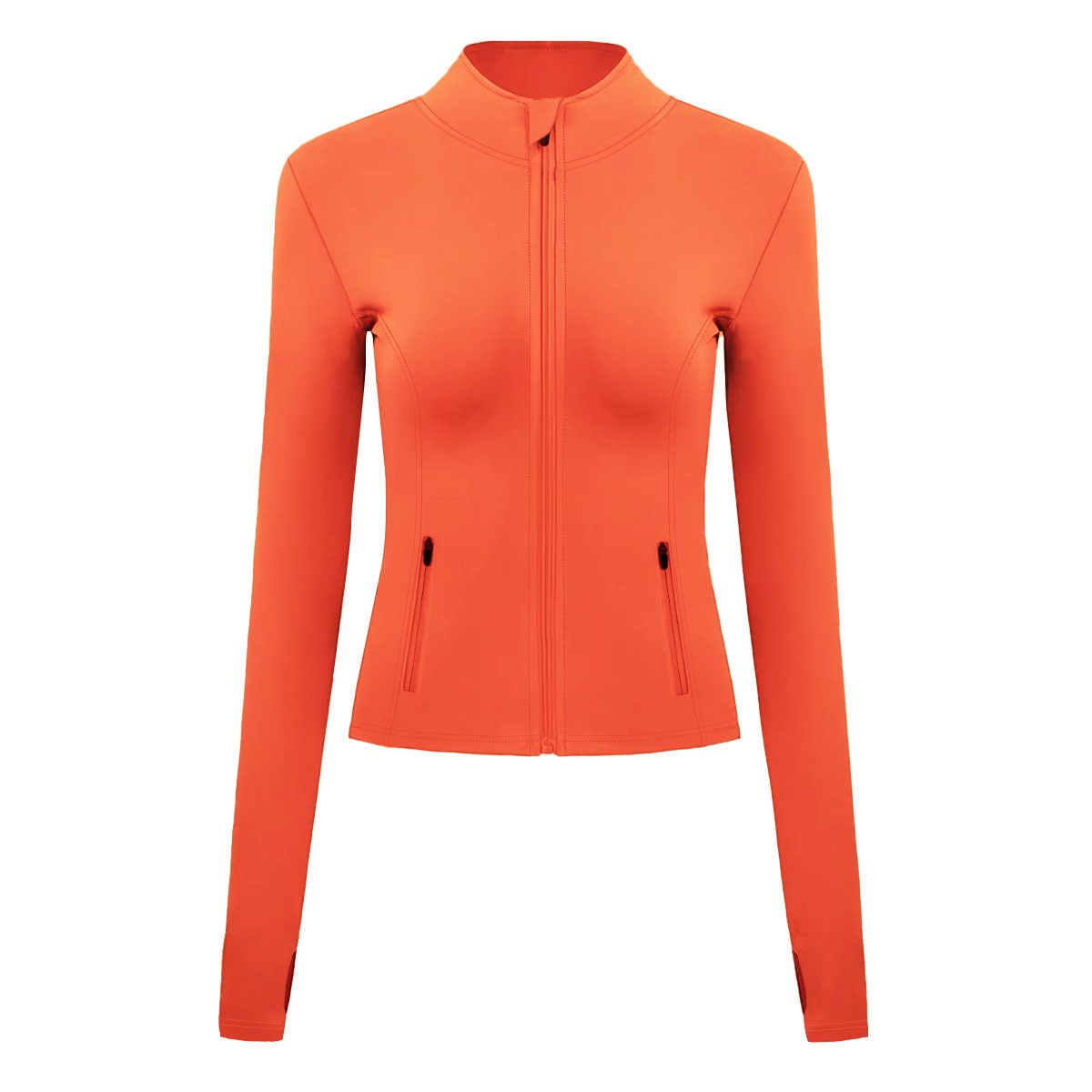 Womens Fitness Sports 75%Nyolon 25%Spandex Jacket S0010-1 print logo 3