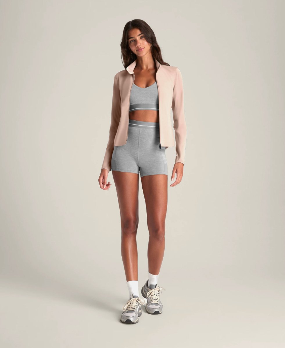 Womens Fitness Sports 75%Nyolon 25%Spandex Jacket S0010-1 print logo 37