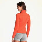 Womens Fitness Sports 75%Nyolon 25%Spandex Jacket S0010-1 print logo 7