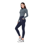 Womens Sports Yoga 75%Nyolon 25%Spandex Jacket S0035-2 print logo 11