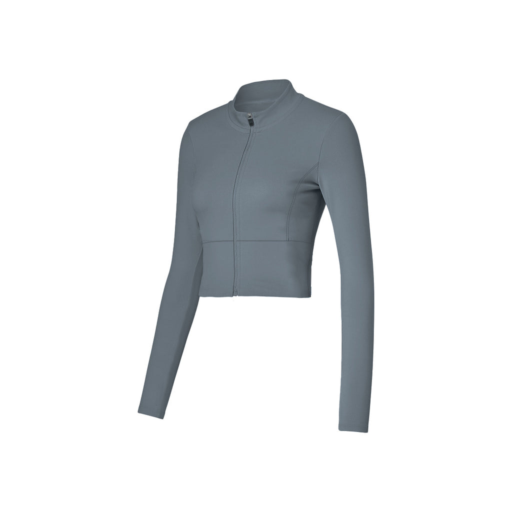 Womens Sports Yoga 75%Nyolon 25%Spandex Jacket S0035-2 print logo 13