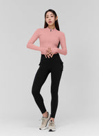 Womens Sports Yoga 75%Nyolon 25%Spandex Jacket S0035-2 print logo 23