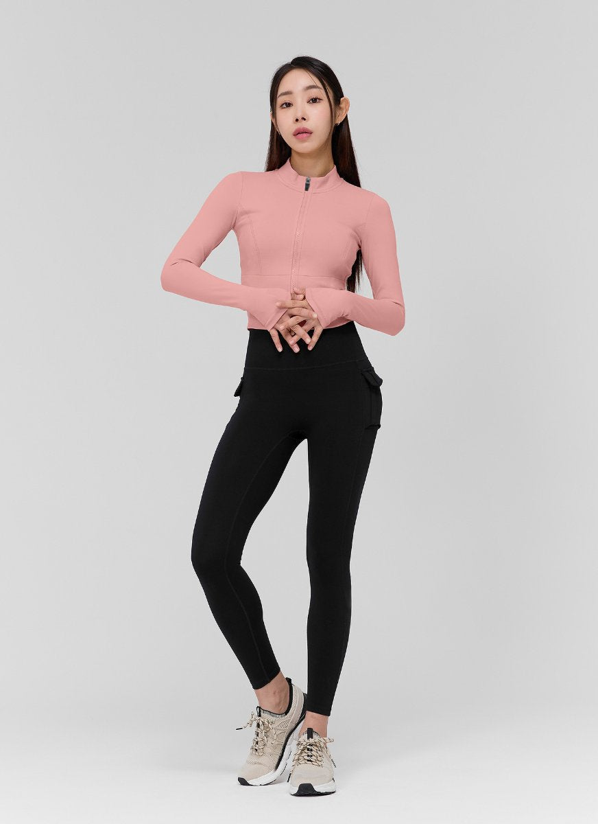Womens Sports Yoga 75%Nyolon 25%Spandex Jacket S0035-2 print logo 23