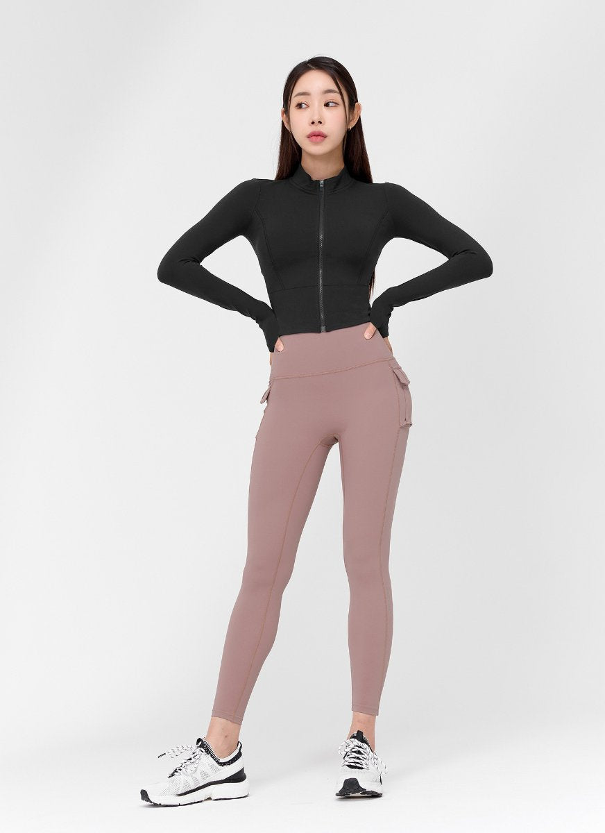 Womens Sports Yoga 75%Nyolon 25%Spandex Jacket S0035-2 print logo 32