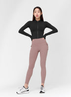 Womens Sports Yoga 75%Nyolon 25%Spandex Jacket S0035-2 print logo 32