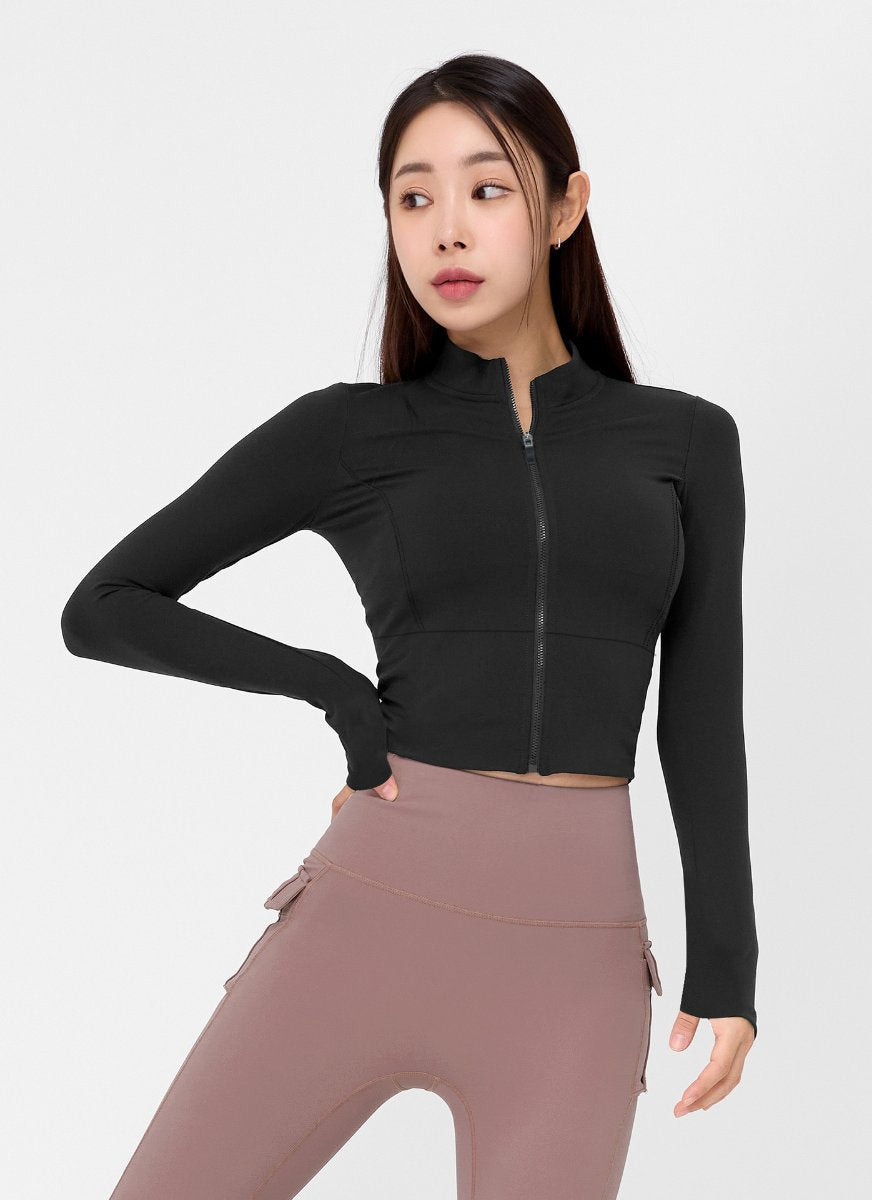 Womens Sports Yoga 75%Nyolon 25%Spandex Jacket S0035-2 print logo 33