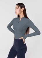 Womens Sports Yoga 75%Nyolon 25%Spandex Jacket S0035-2 print logo 40