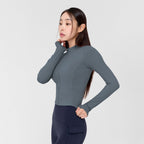 Womens Sports Yoga 75%Nyolon 25%Spandex Jacket S0035-2 print logo 9