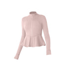 Womens Workout Yoga 75%Nyolon 25%Spandex Jacket S0205 print logo 13