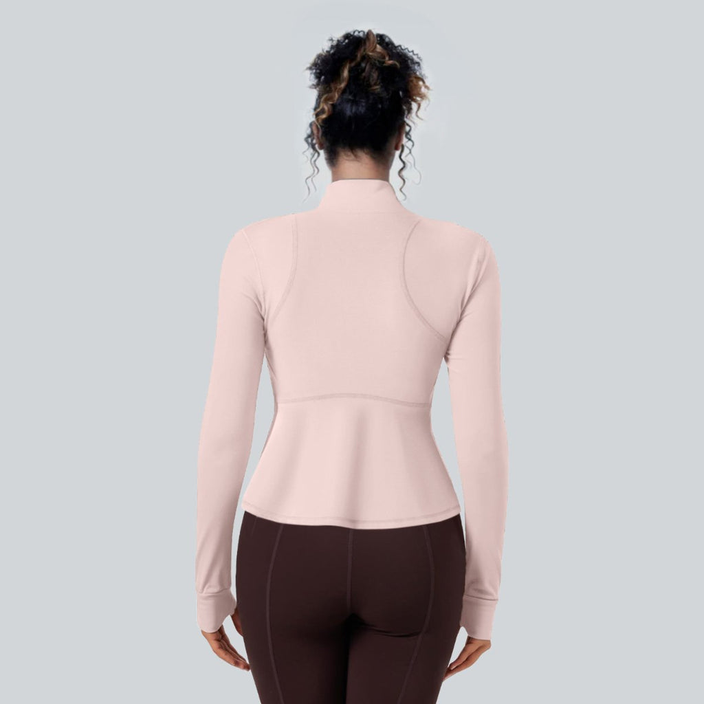 Womens Workout Yoga 75%Nyolon 25%Spandex Jacket S0205 print logo 2