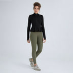 Womens Workout Yoga 75%Nyolon 25%Spandex Jacket S0205 print logo 21