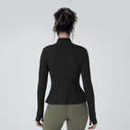 Womens Workout Yoga 75%Nyolon 25%Spandex Jacket S0205 print logo 24