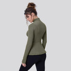 Womens Workout Yoga 75%Nyolon 25%Spandex Jacket S0205 print logo 28