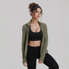 Womens Workout Yoga 75%Nyolon 25%Spandex Jacket S0205 print logo 29