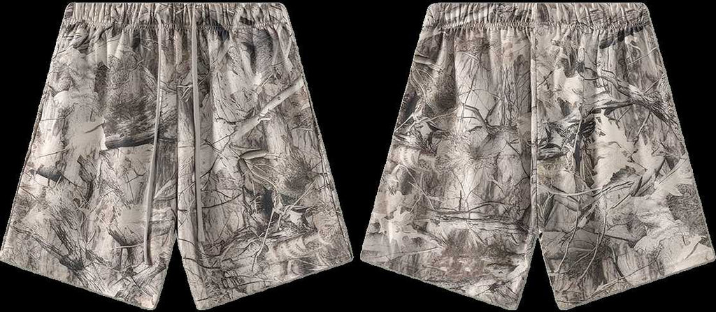 Mens Oversized 59.5%Cotton 40.5%Polyester Tshirt Shorts Set - Honfitwear